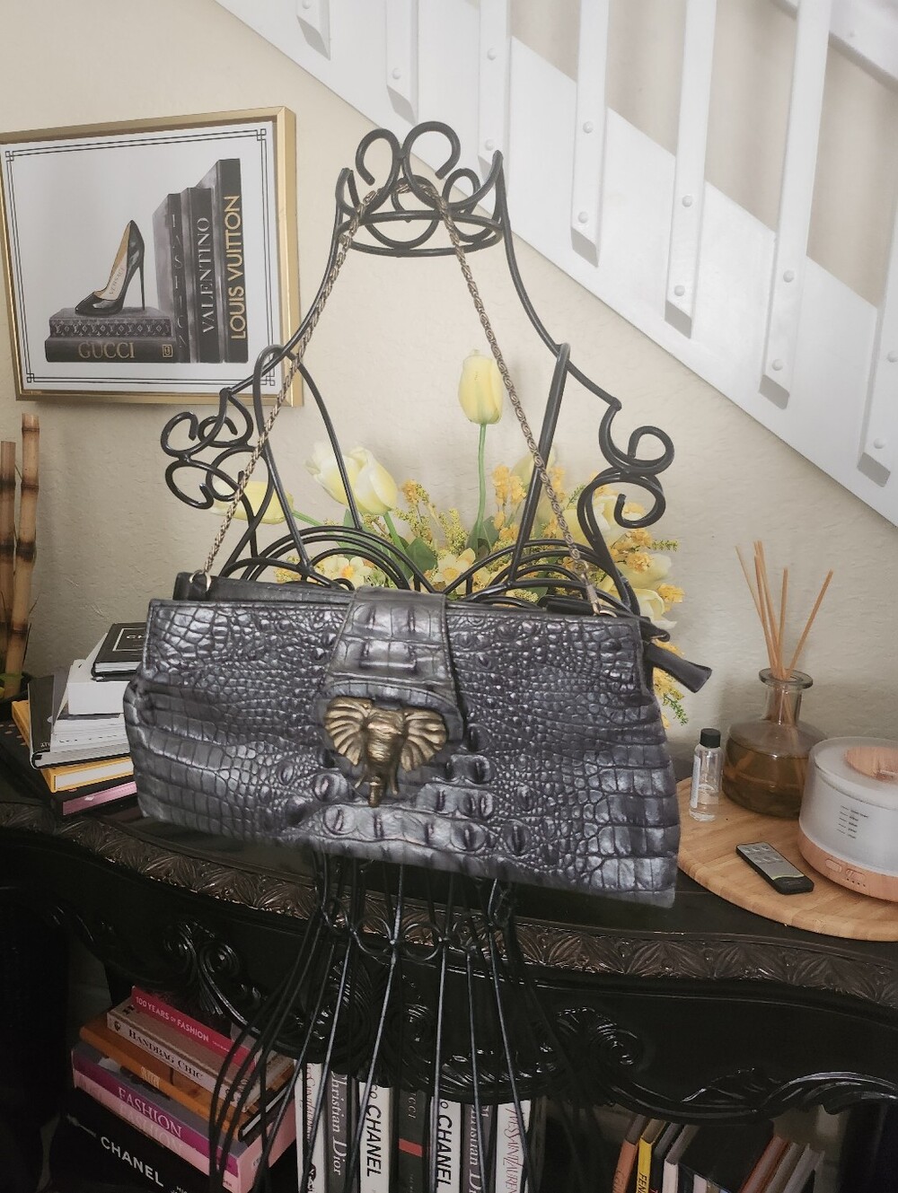 Malaika Bag Crocodile Skin bag